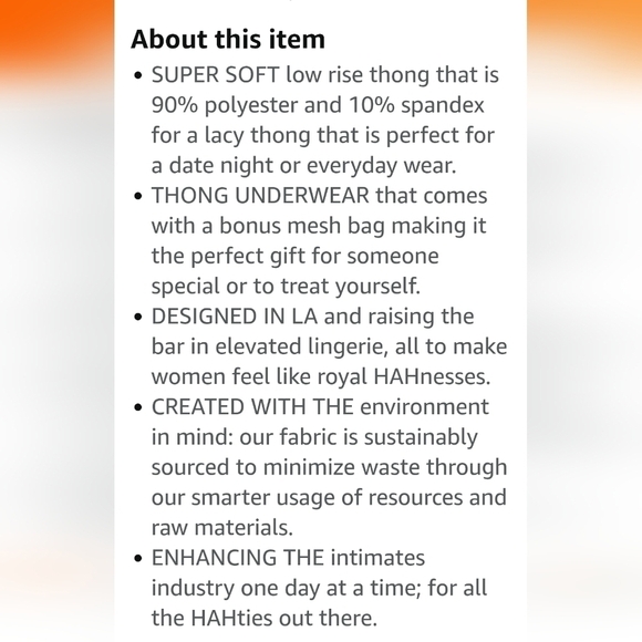 Free people x We are HAH (Hot as Hell) T String Me a Thong L Brown Sugar NEW! - Picture 6 of 6